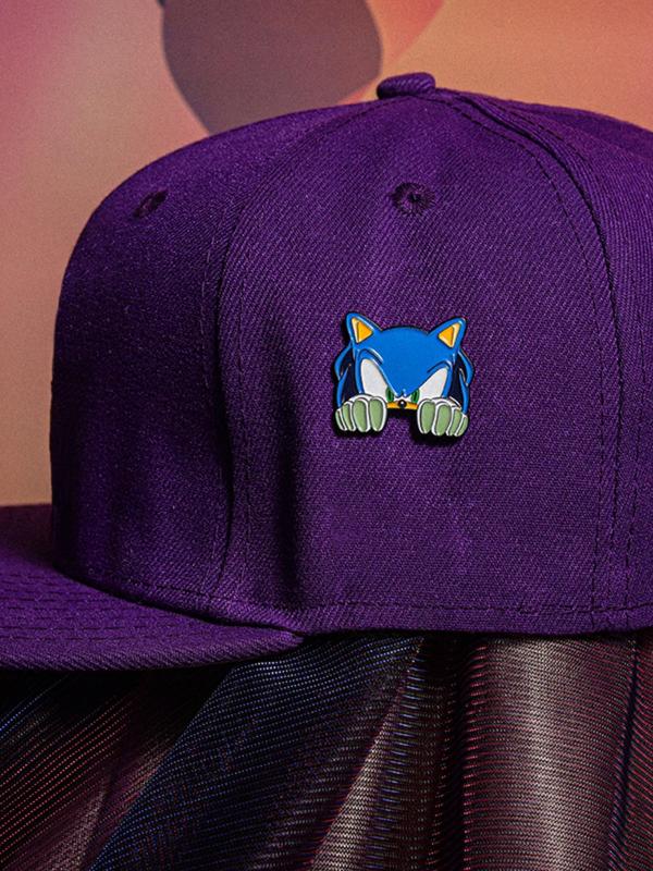 Cartoon Baseball Cap Cat Design Brooch, Cute Animal Design Brooch, Fashion Accessories for Men & Women, Trendy All-match & Exquisite Brooch for Birthday Gift