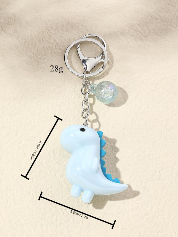 Summer Cute Dinosaur Design Keychain, Animal Shaped Keychain for Men & Women, Fashion Accessories for Daily Back To School Fall