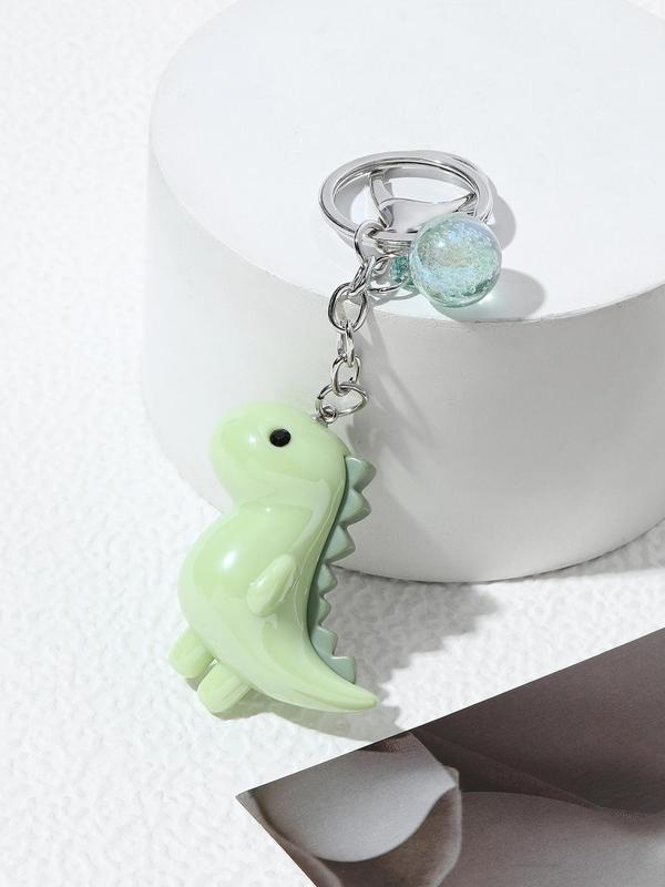 Summer Cute Dinosaur Design Keychain, Animal Shaped Keychain for Men & Women, Fashion Accessories for Daily Back To School Fall