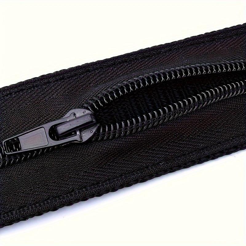 Hidden Zipper Belt, 120m Portable Money Belt Waist Bag, Anti-theft Belt Waist Bag, Sports & Outdoor Accessories for Women & Men