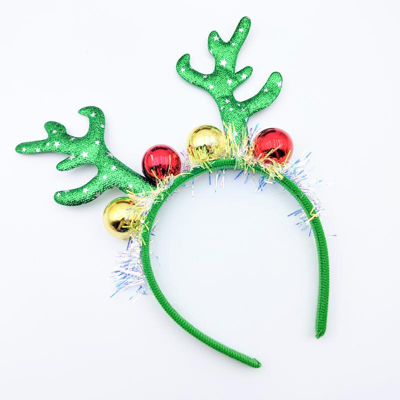 8 Pack Christmas Antlers Headband Set - Cute Reindeer Christmas Headbands Hair Bands Holiday Party Gift Women Xmas Christmas Costume Accessory Christmas Plush