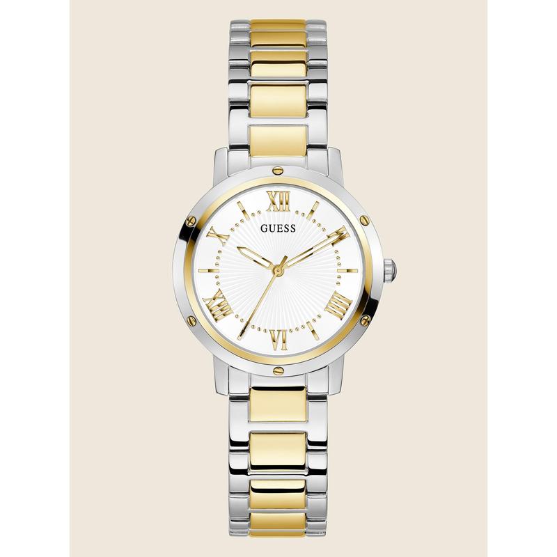 GUESS Female Two-Tone Analog Watch