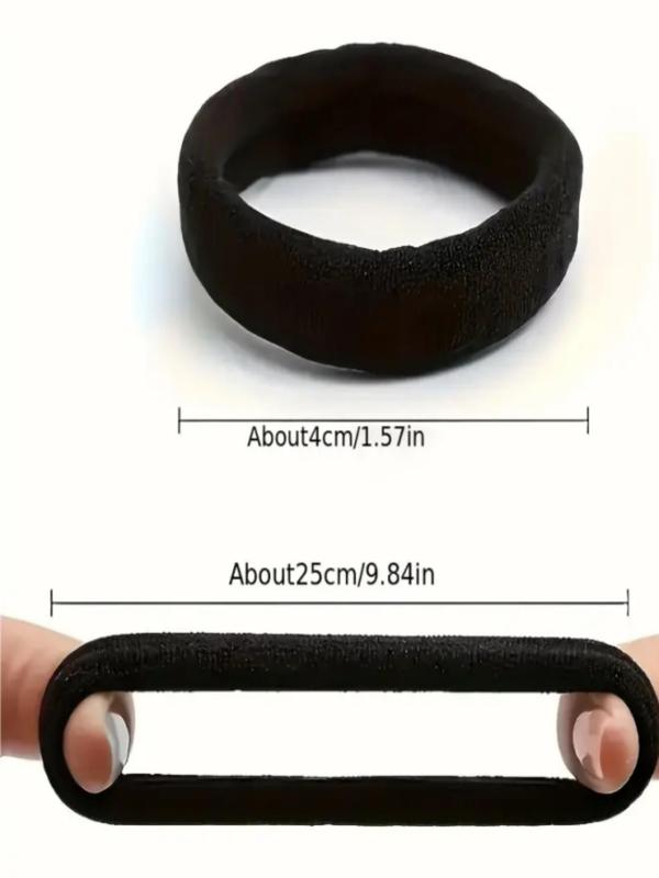 High Elasticity Hair Tie, Casual Simple Hair Tie, Hair Accessories for Women & Girls, Minimalist Headwear Suitable for Thick Hair