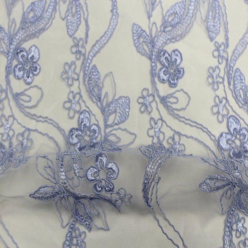 HOLIDAY Embroidered Mesh Fabric. Lace Netting Material 54 Inch in Width | Home Decor