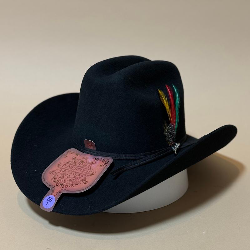 TOMBSTONE PATRON 10X Black Felt Hat