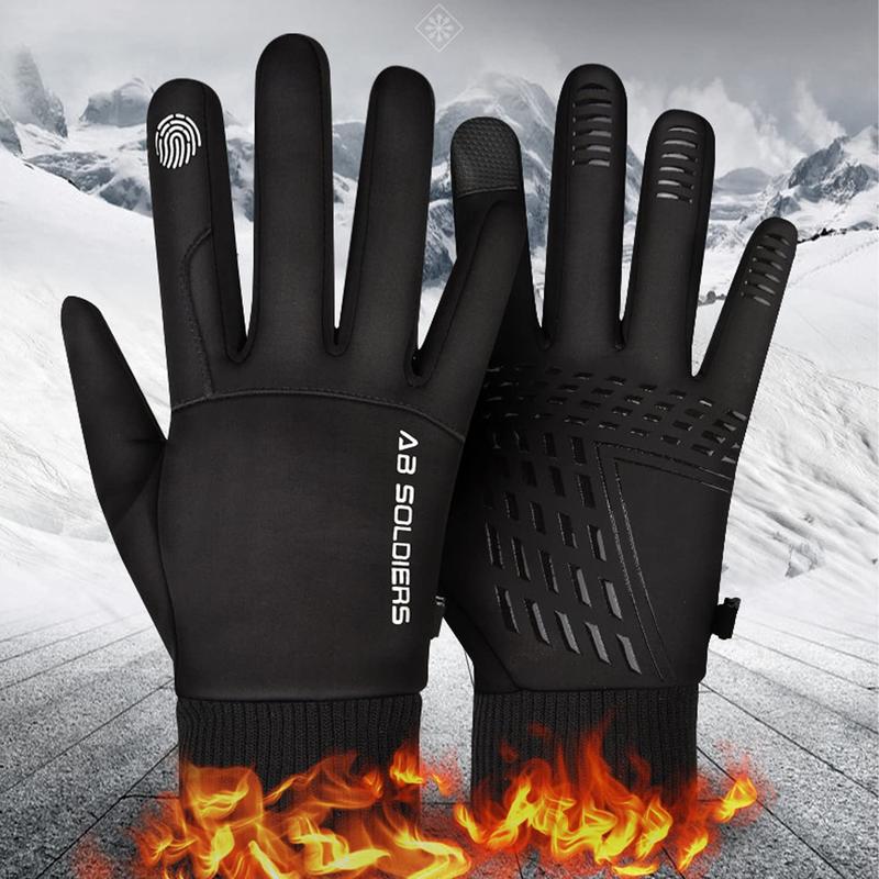 Men's Winter Touch Screen Gloves, Waterproof & Warm Gloves, Suitable for Outdoor Winter Activities