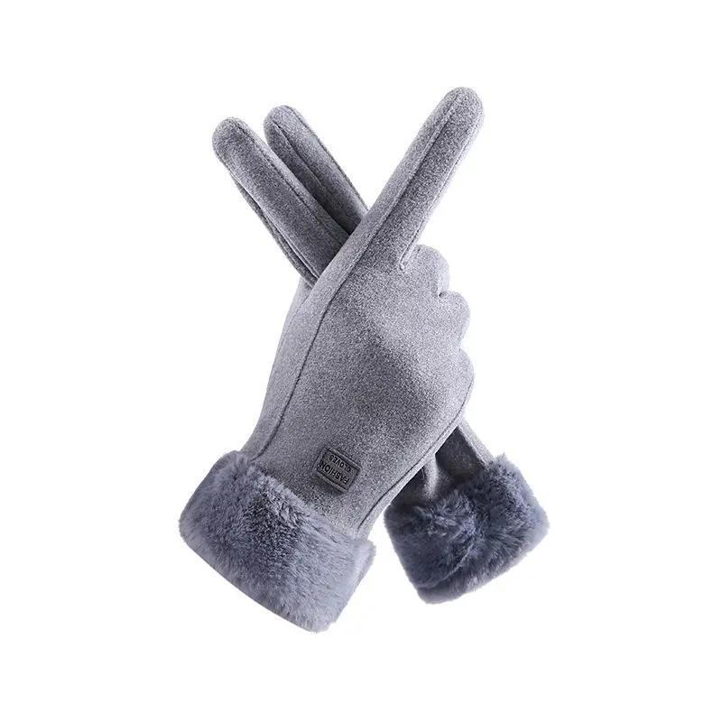 Winter Warm Gloves, Touch Screen Thickened Cold Weather Sports Gloves, Outdoor Essentials for Women & Men, Christmas Gift