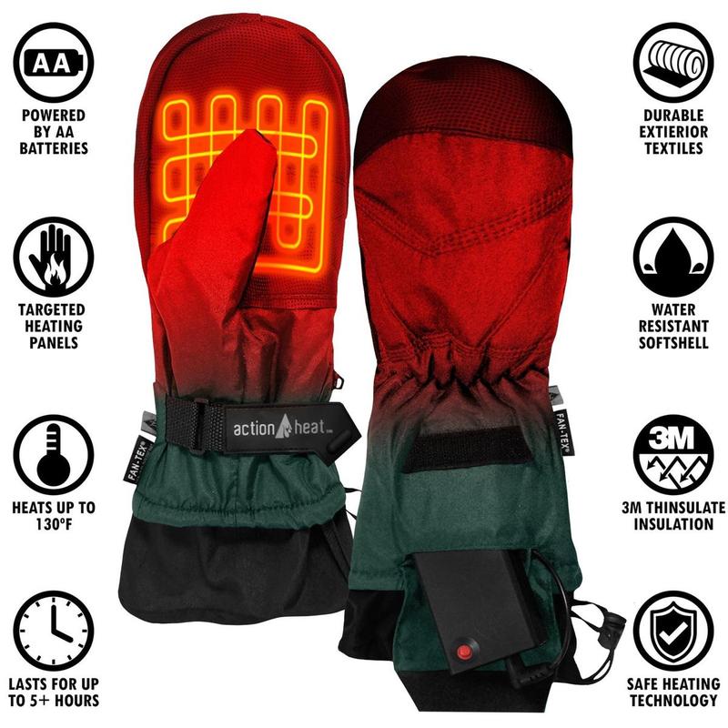 ActionHeat AA Battery Heated Mittens