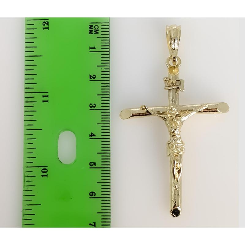 Plated Medium Cross Pendant