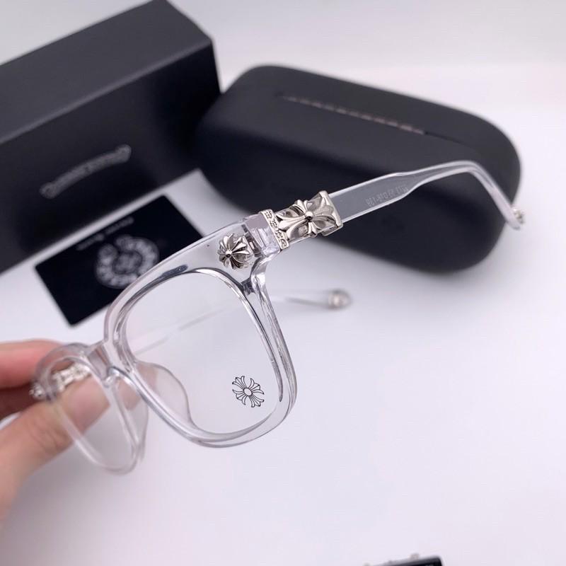 Chrome Heart Cox Ucker Eyeglasses Black and Clear Eyeglasses Unisex Eyeglasses