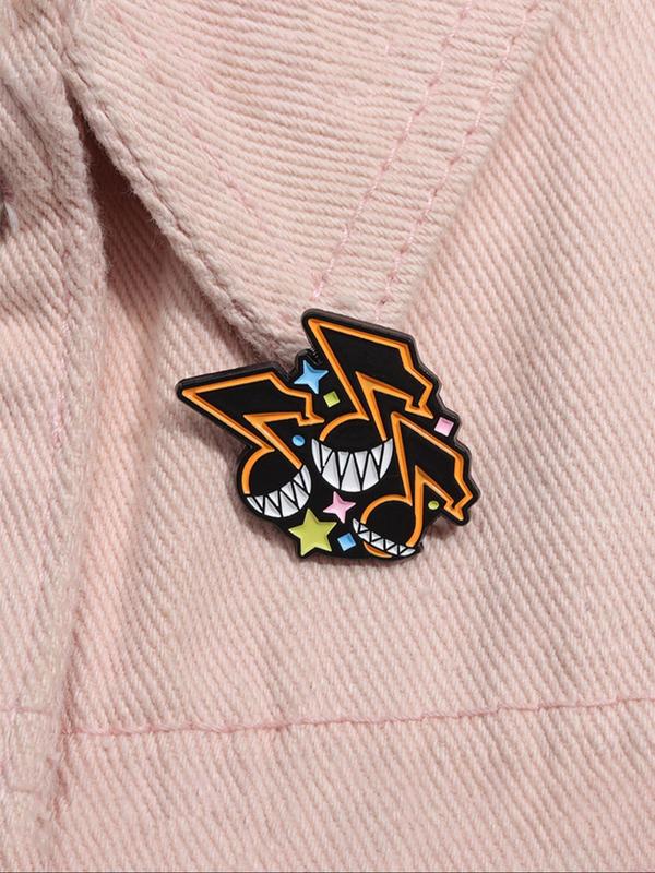 Cartoon Design Brooch, Cute Badge for Daily Clothing Decor, Trendy All-match & Exquisite Brooch for Birthday Gift