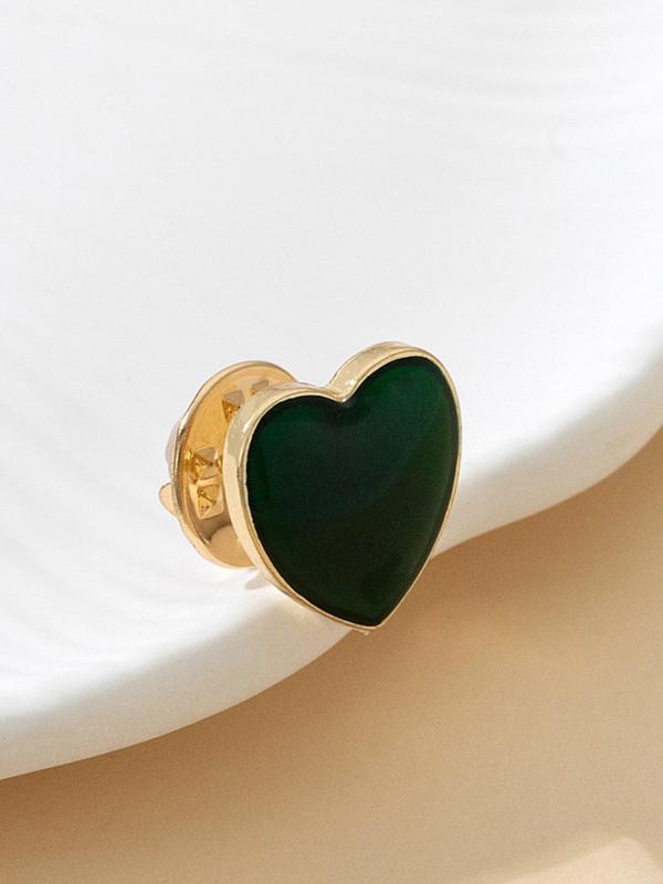 Vintage Heart Shaped Brooch,  Fashion Brooch for Women & Girls, Trendy All-match & Exquisite Brooch for Birthday Gift