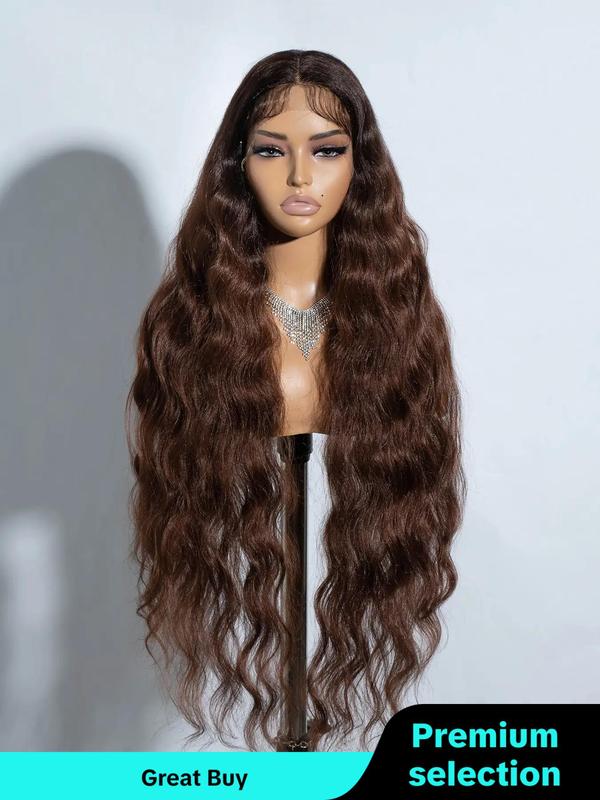 Women's 36inch Long Wavy Synthetic Lace Front Wig, Natural Fluffy Trendy Hair Wigs, Fashionable Hair Wigs for Daily & Costume & Cosplay Party Decoration, Wig for Women