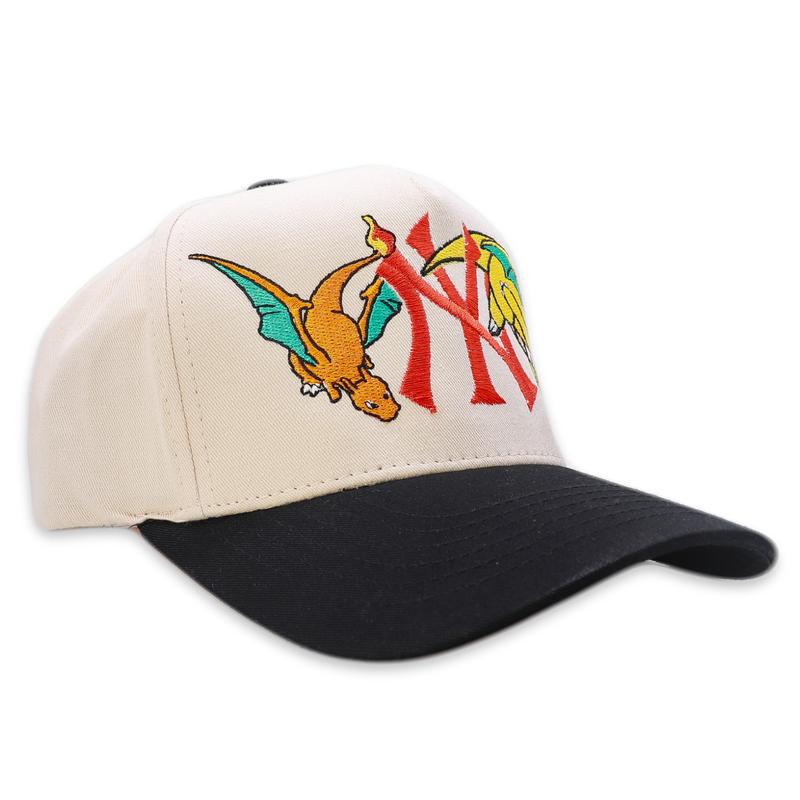 Embroidered Snapback Baseball Hat with Anime Design for Men and Women