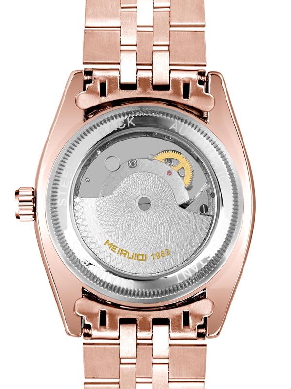 Women's Elegant Rose Gold Fashion Watch, Fashion Watch for Party, Daily Clothing Decor, Trendy All-match & Exquisite Watch for Birthday Gift with Box