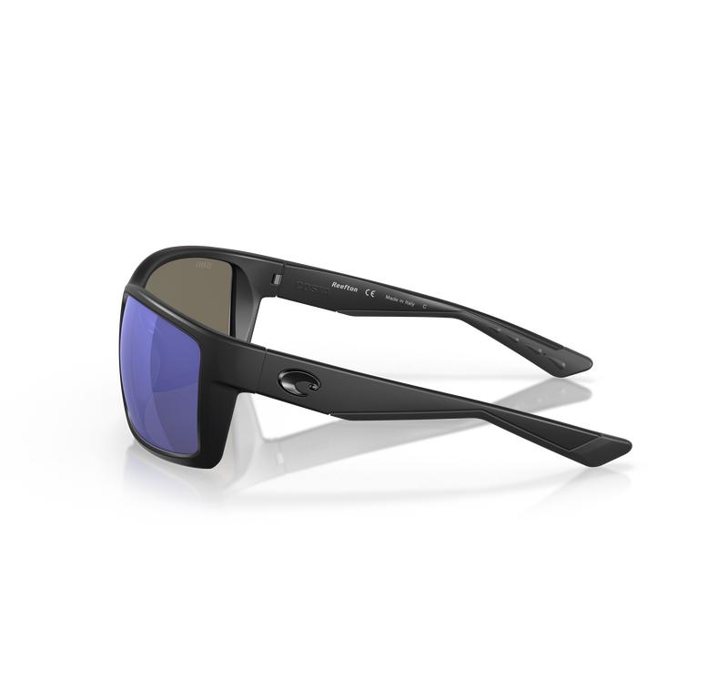 Costa Rin Black Leopard-Blue Polarized Sunglasses Rectangular Sunglasses For Men And Women