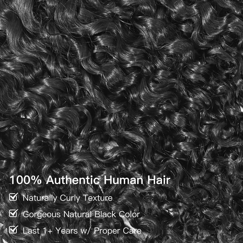 [Wequeen] Burmese Curly Human Hair Bundles Brazilian 100% Human Hair Budget Friendly 10A Grade Viral Hair Natural Black Color