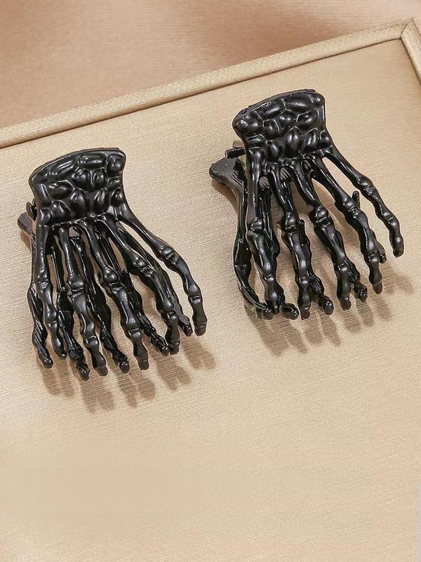 Fashionable Skeleton Hand Design Hair Claw, Casual and Versatile Hair Accessories for Women & Girls, Trendy Accessories for Party and Daily Life