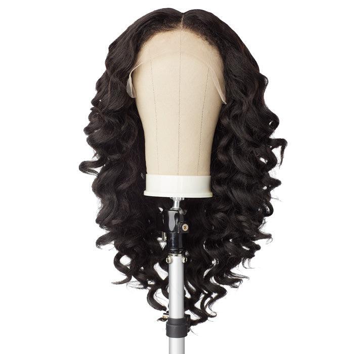 Sensationnel Curls Kinks & Co Glueless Textured HD Lace Front Wig - Y-PART KINKY WAND CURL 20