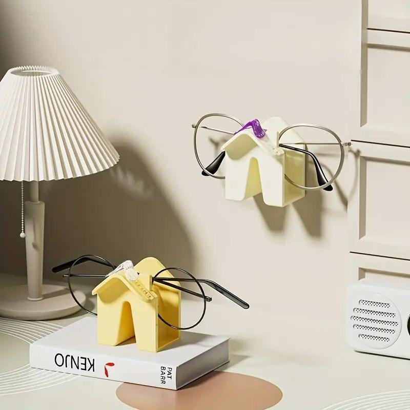 Creative Cute Glasses Holder, 1 Count Anti-slip Design Glasses Holder, Desk Organizer for Home Office, Desk Accessories