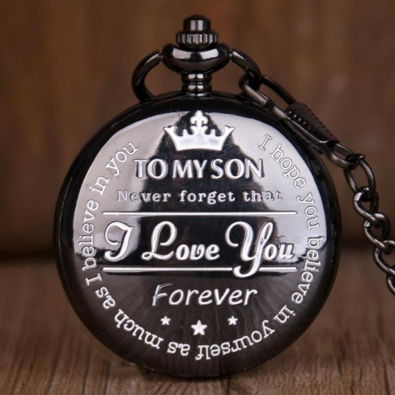 Forever Quartz Pocket Watch - Engraved 