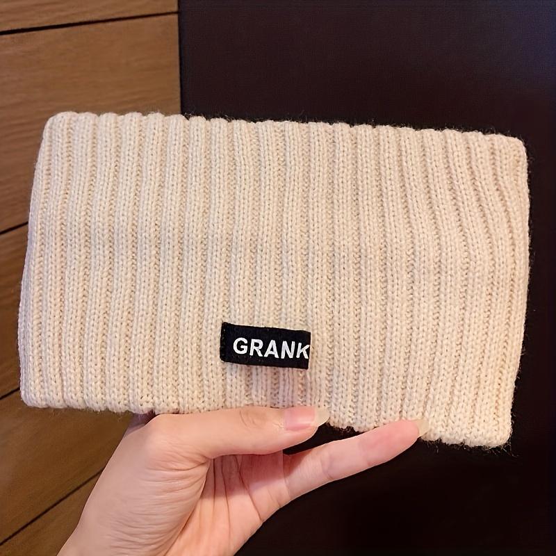 4 PCs Women's Autumn and Winter Knitted Thickened Warm Headband-Fashion Simple Sweet Style Fabric Hair Band, Soft and Comfortable Daily Headwear, Solid Color Knitted Design