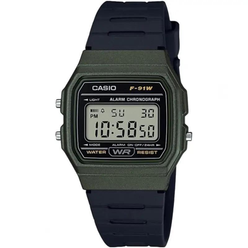 Casio Classic F91W Series Quartz Watch | Water Resistant |1 100 Second Stopwatch | Daily Alarm | Hourly Time Signal |Auto Calendar |SS Caseback |12 24-Hour Format