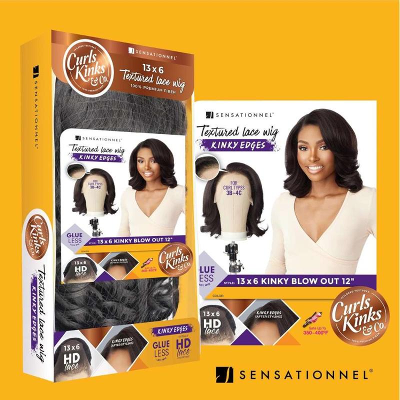 Sensationnel Kinky Edge 13x6 HD Lace Wig - Kinky Blow Out 12