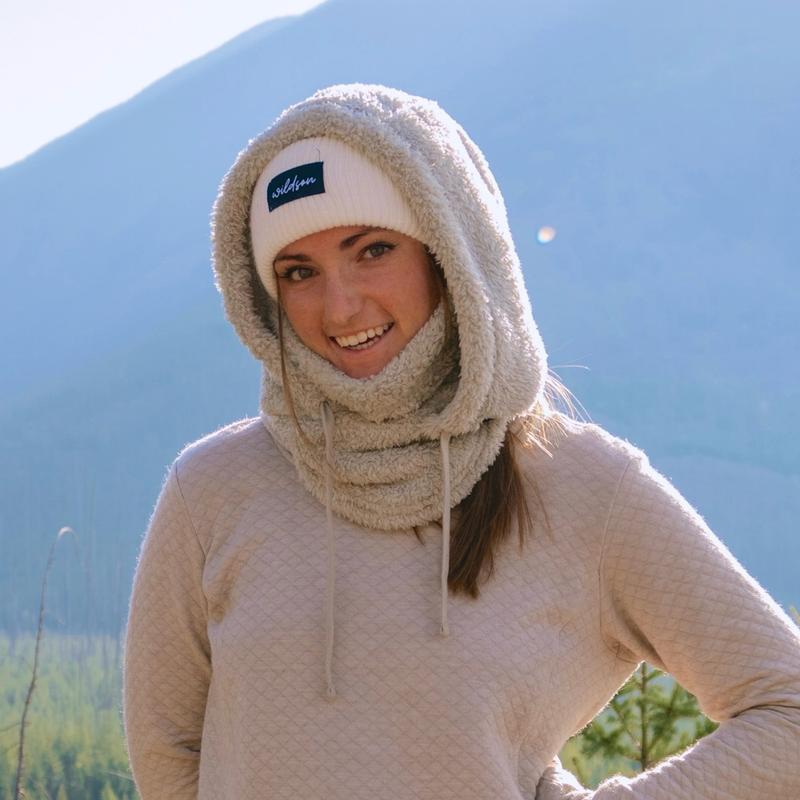 Wildson Velvet Sherpa Hood - Helmet Compatible