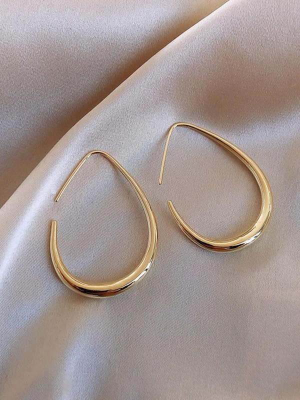 Simple Dangle Earrings, Elegant Hoop Earrings for Women, Fashion Ear Jewelry for Party, Daily Clothing Decor, Trendy All-match & Exquisite Jewelry for Gift