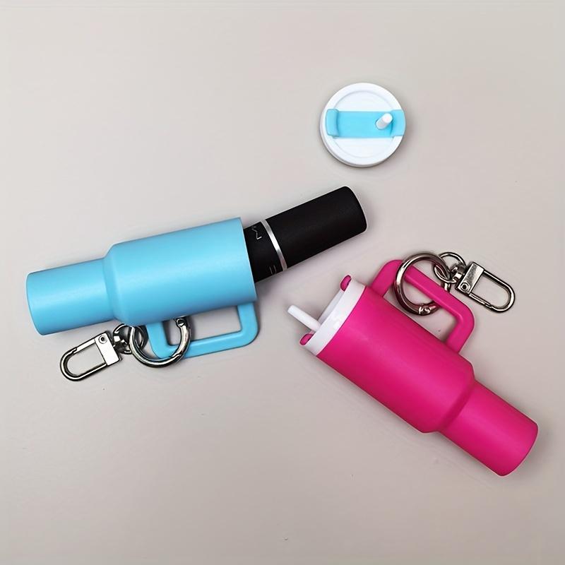 6CPS Mini Cup Keychain Imitation Water Cup Keychain Can Be Used to Store Lipstick, Ornaments and Other Small Items, A Perfect Gift to Give to Others