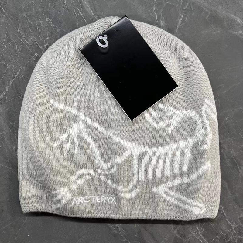 New Arcteryx Bird Head Black Toque Beanie Orca black Merino wool hat for winter casual Occasion, Autumn Winter Warm Cap with Embroidery,Outdoor Sports Hat,Ski Cap