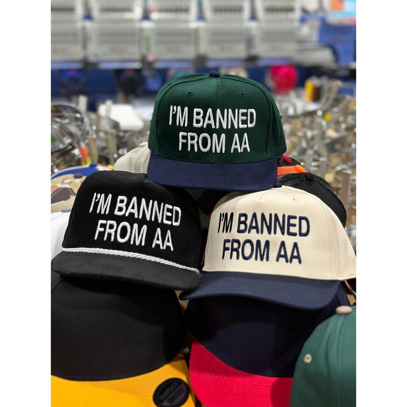 IM BANNED FROM AA HAT