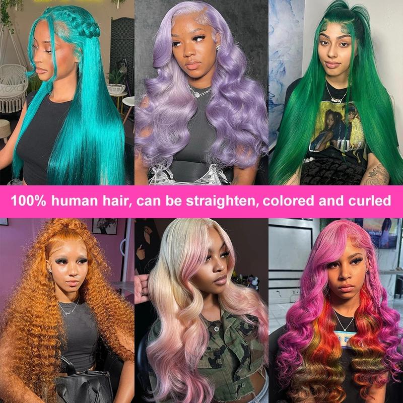 200% Density 13x6 HD Transparent 613 Blonde Lace Frontal Remy Hair Wigs 613 Bob Wig Brazilian Bone Straight 13x4 Lace Front Virgin Hair Wigs Buy 1 613 Blonde Wig Get 1 Pink Bag 1 HD Wig Cap 1 Brown Wig Cap and 1 Eyelashes hair  wigs