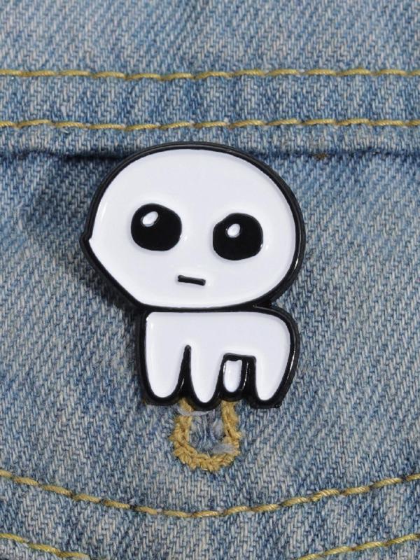 Cute Cartoon Animal Shape Brooch Pin, Casual Trendy Funny Enamel Clothes Badge, Unisex Clothes New Trendy Streetwear Kawaii Accessories for Daily & Xmas Party Decor