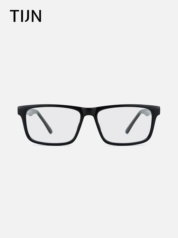 Simple Anti-blue Light  Rectangle Frame Eyeglasses for Everyday Use, Basic Geometric Frame Fashion Eyeglasses for Men and Women, Fashion Eyewear for Daily Wear