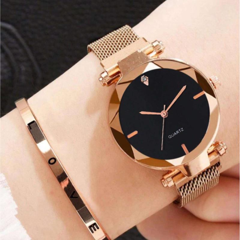 2pcs Rhinestone Solid Color Cute Digital Girls Watch Bracelet Jewelry