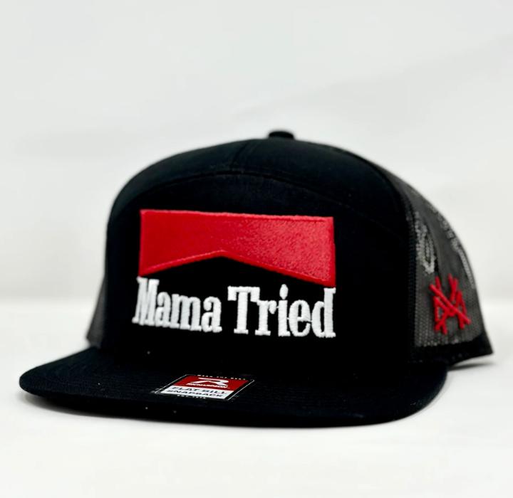 Mama Tried Cowboy Killer Trucker Hat by The Mad Hatter Company