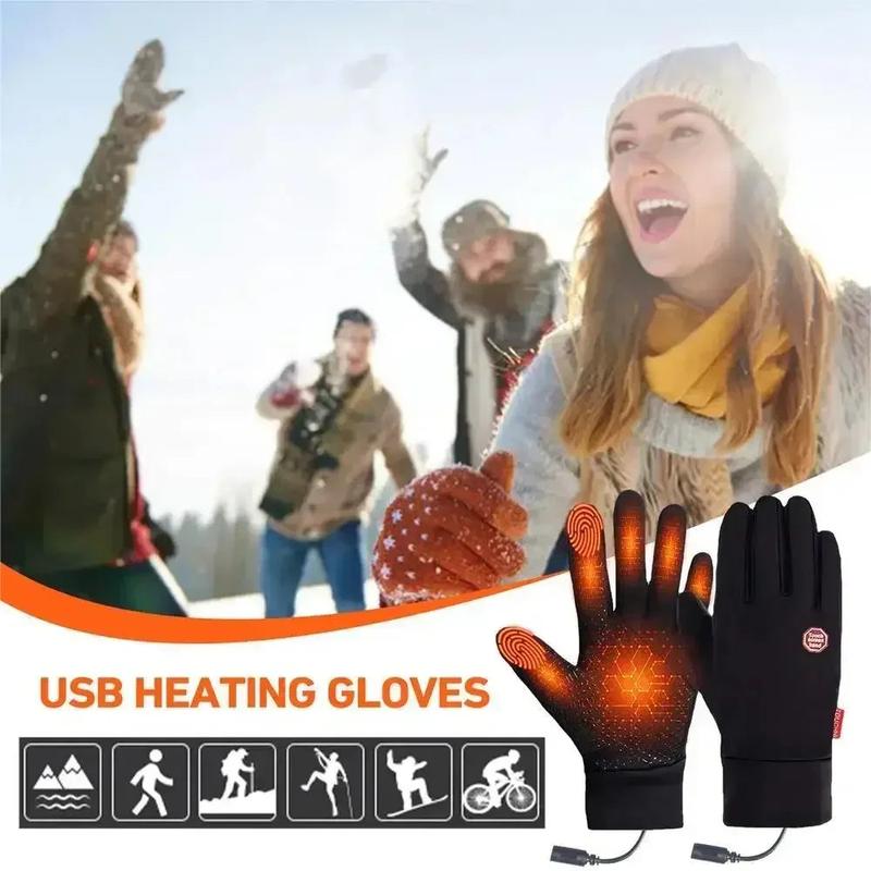 Heated Rechargeable Winter Gloves for Outdoor Activities