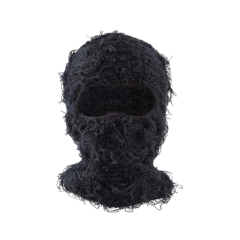 Seantee Black Fuzzy Ski Mask