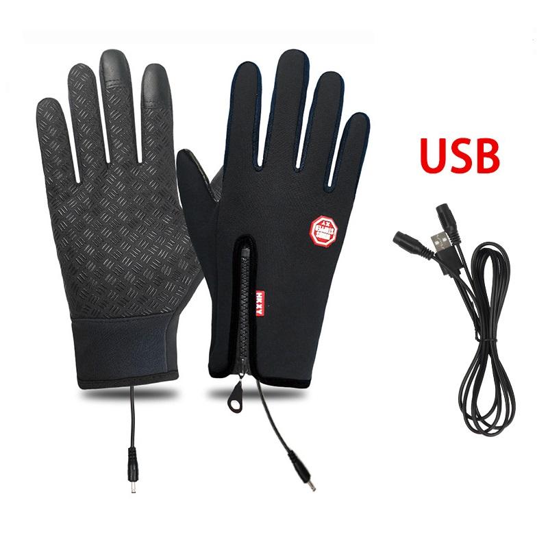 Heated Rechargeable Winter Gloves for Outdoor Activities