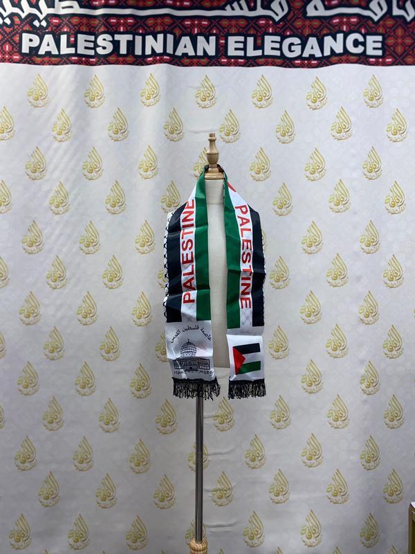 Palestine Scarf - Premium Quality Polyester Material Fashion Accessory for All Seasons