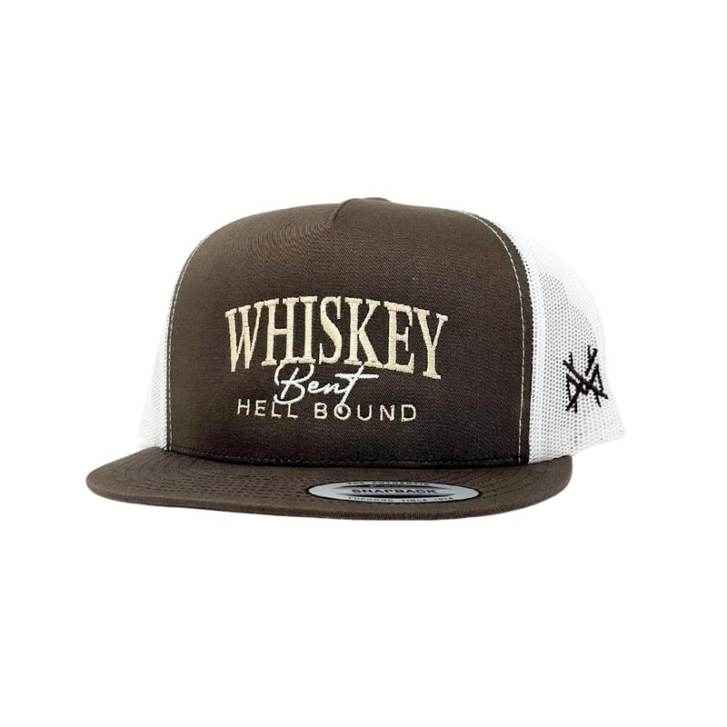 Whiskey Bent Hell Bound Trucker Hat for Men and Women