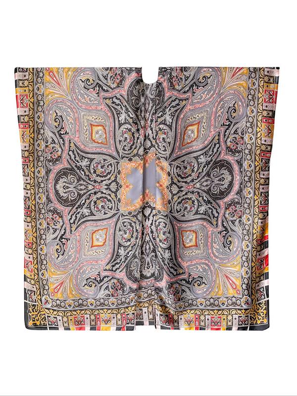 Women's Paisley Print Long Scarf, Boho Style Casual Soft Comfortable Shawl for Summer, Fashion Sun Protection Accessories for Women & Girls