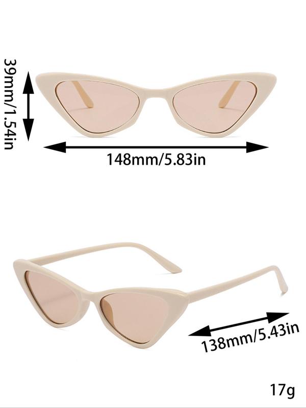 Cat Eye Frame Sunglasses for Women, Summer 2024 Trendy Casual Sunglasses for Everyday Use, Fashion Accessories for Outdoor Activities