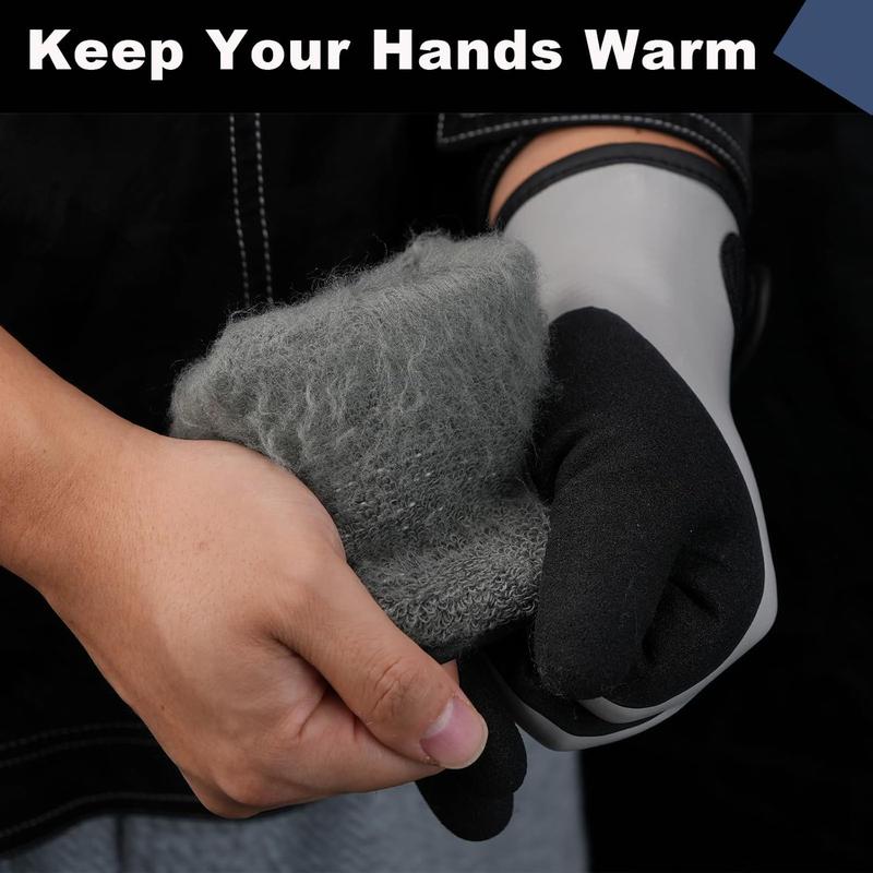 Waterproof Gloves for Men & Women,Winter Work Gloves with Grip for Cold Weather