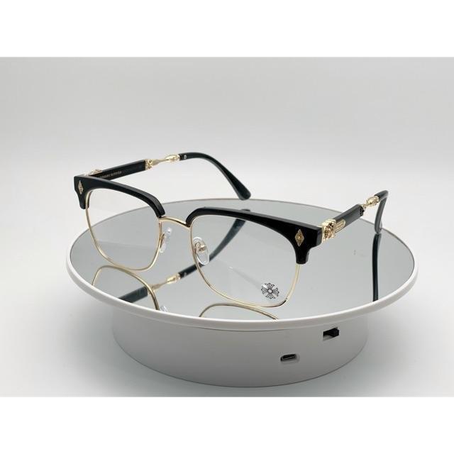 Sleek Chrome Heart Glasses: Stylish, High-End Eyewear for Men and Women, Perfect for Fashionable Looks and Prescription Lenses