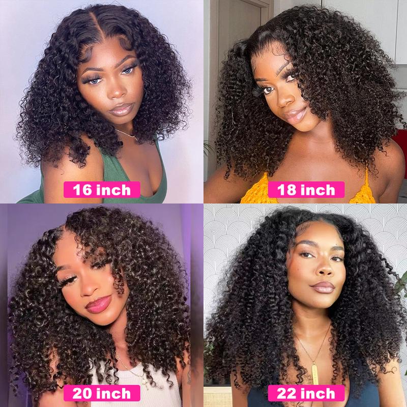 FORGIRLFOREVER Wear And Go Glueless Wig 6x4 Pre Cut Mongolian Kinky Curly Wig Beginner Friendly Ready To Go Lace Front Closure Human Hair Wig