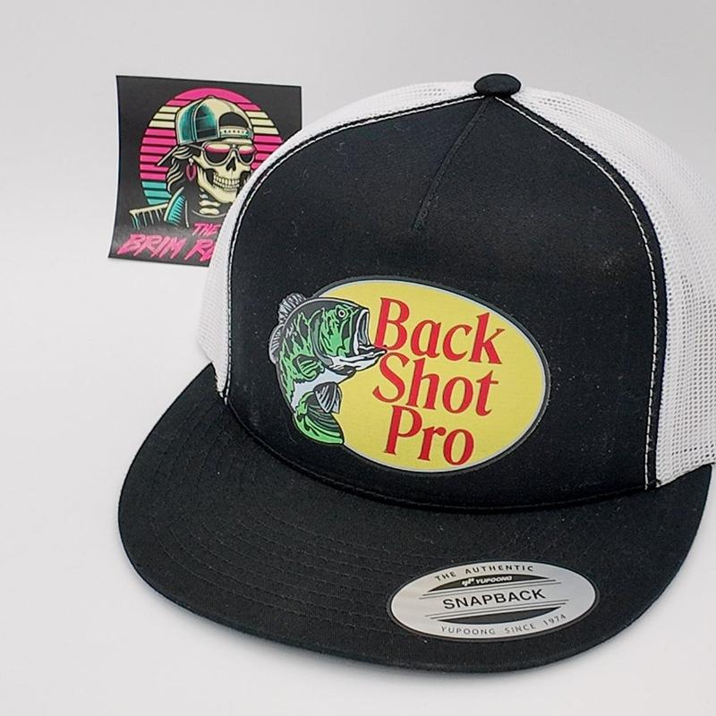 Back Shot Pro Trucker Hat | Couples Husband Funny Cap | Fish Trucker Hat | Gorra del Pescado