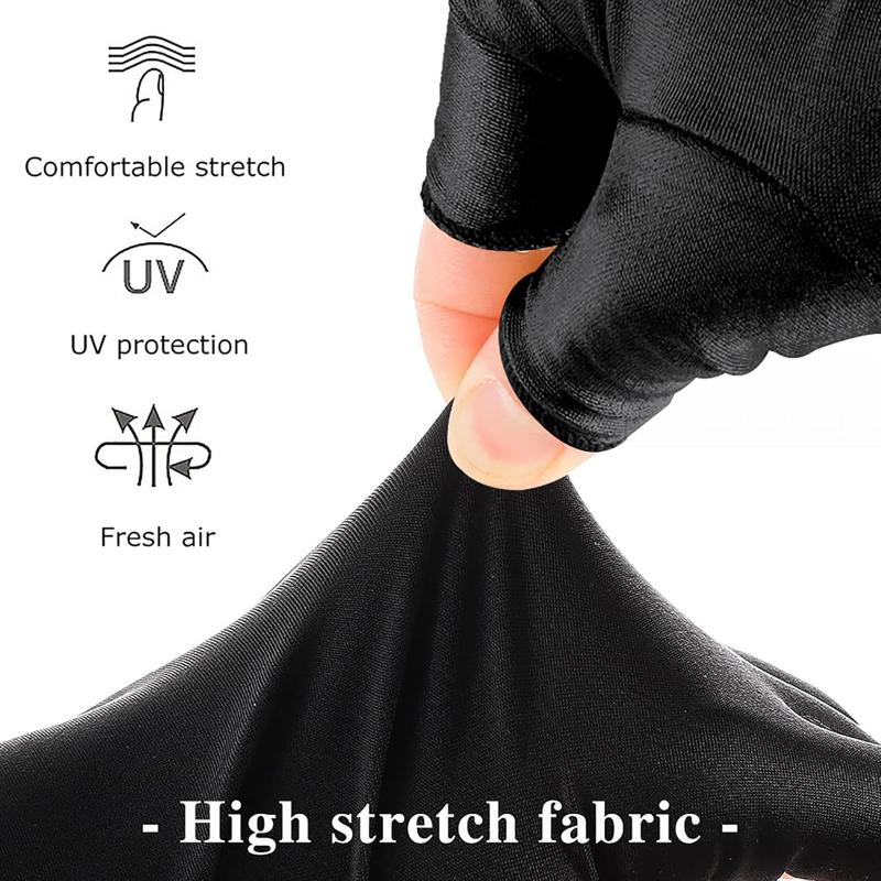 UV Gloves UPF50+ Fingerless UV Light Gloves ,UV  Manicure Gloves UV Protection Gloves